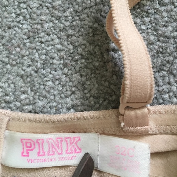 Nude strapless PINK VS bra - Picture 3 of 3