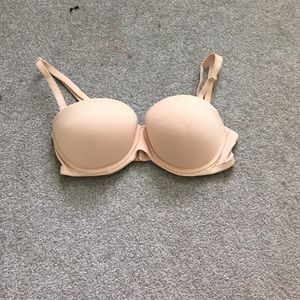 Nude strapless PINK VS bra