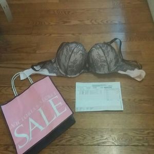 Blush lace bra