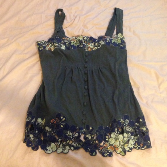 Gorgeous flowery tank from Anthropologie