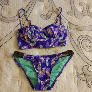 Purple Feather Asos Bikini