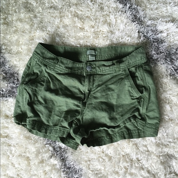J. Crew olive green shorts