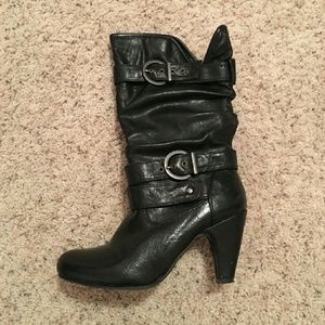 Black Heeled Boots