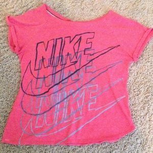 Pink Nike shirt