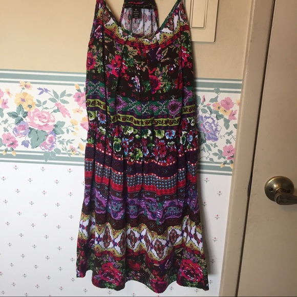 Colorful Boho Racerback Dress - Picture 2 of 3
