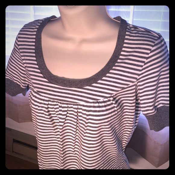 Ann Taylor loft striped shirt
