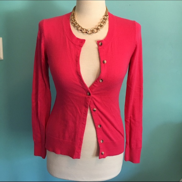 GAP Hot pink cardigan
