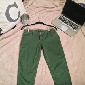 Reversible Camo/green Skinnies