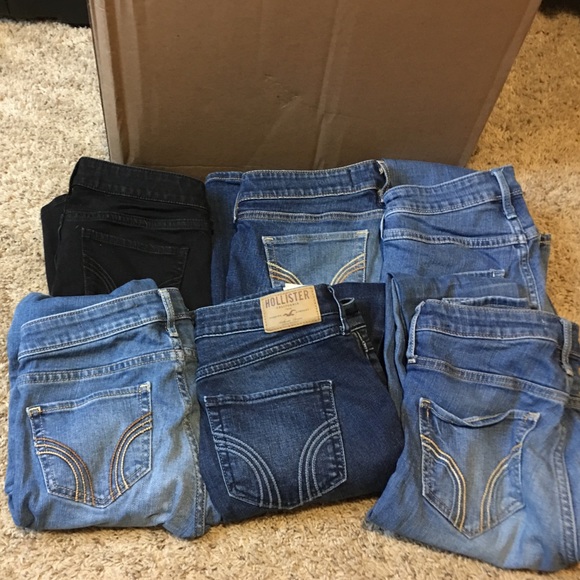 Bundle of hollister jeans