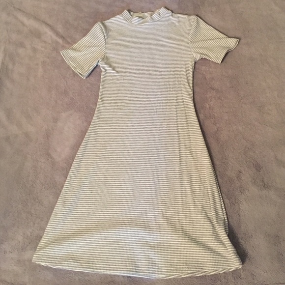 Turtleneck tshirt dress