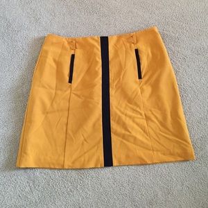 Yellow mod skirt size 16