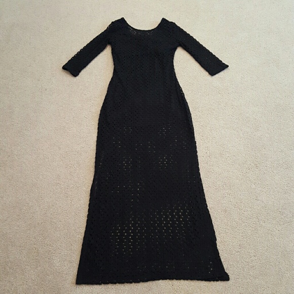 Forever 21 black maxi dress