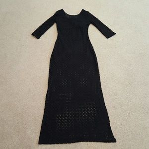 Forever 21 black maxi dress