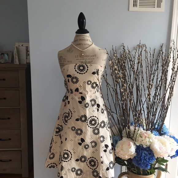 Strapless Cotton Dress