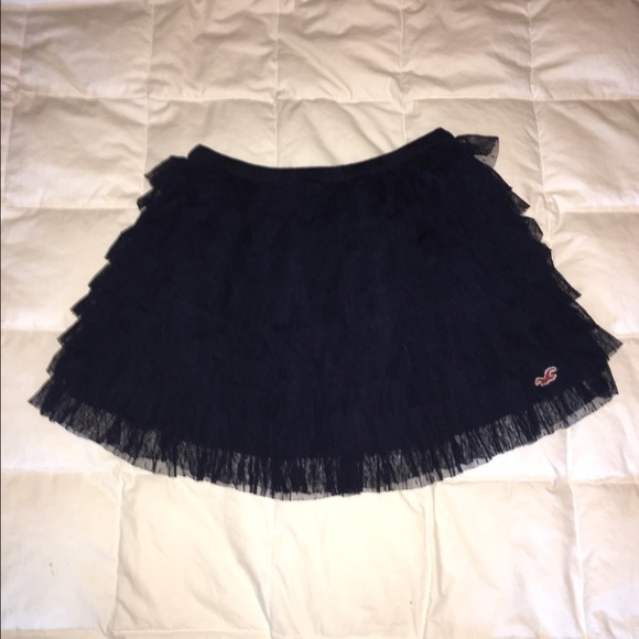 Thunder Mesa Petals Blue Three Tier Skirt