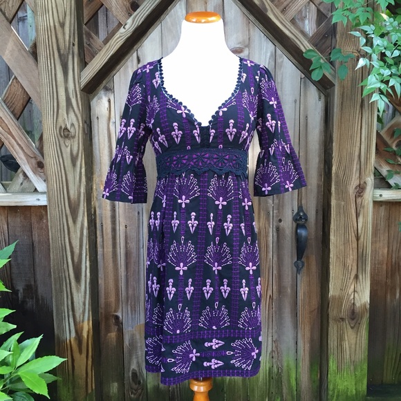 SALE! Nanette Lepore Embroidered Dress