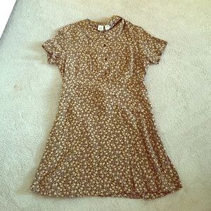 Vintage floral gap dress size 8 w Peter Pan collar