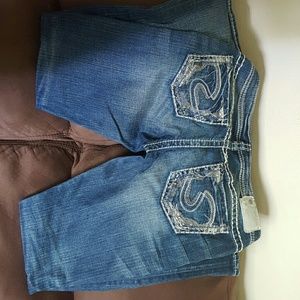 Silver Suki Straight slim Boot Jeans