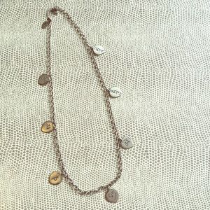 Me & Ro Sanskirt Disc Necklace