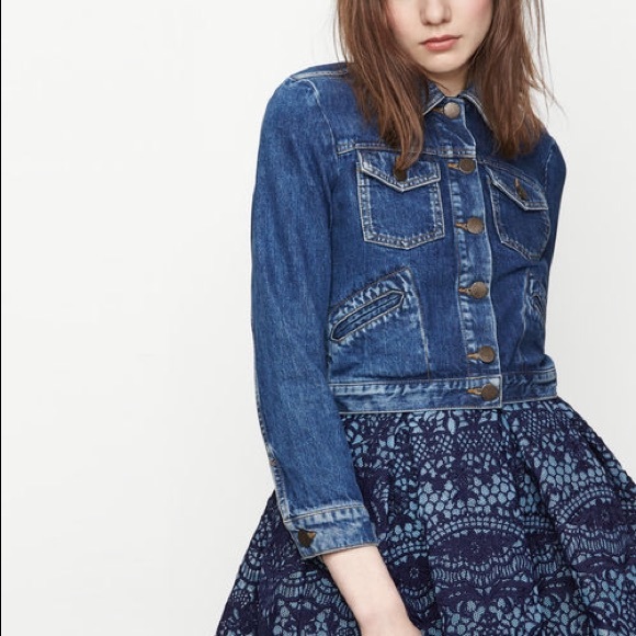 maje jean jacket