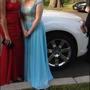 Blue Prom Dress - Size 10
