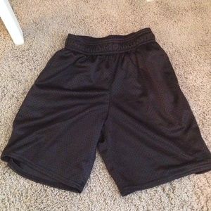 Black basketball shorts