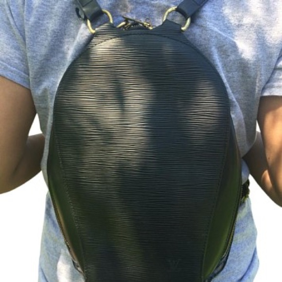 Louis Vuittton Black EPi Mabillon Backpack - Picture 3 of 4