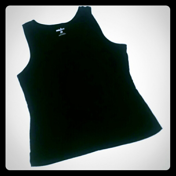 Black tank top