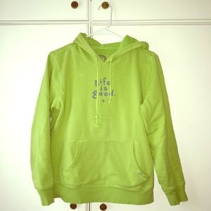 Life Is Good Green Sweatshirt