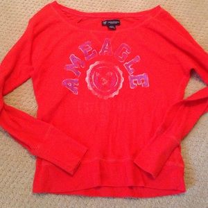 American Eagle thermal long sleeve t shirt