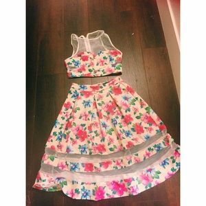 Two Piece Floral Set