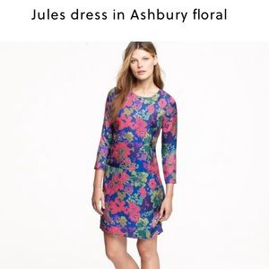 J. Crew silk shift dress