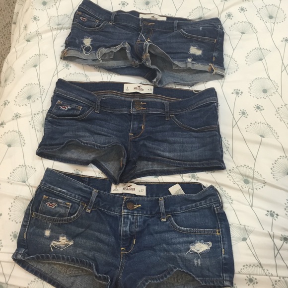 3 pairs of Hollister Shorts