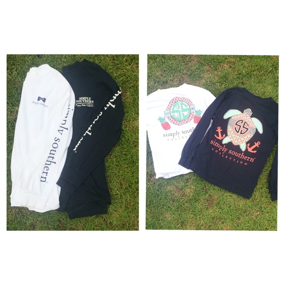 Bundle of Simply Southern Shirts 🐢
