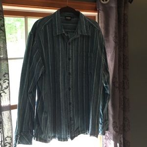 Men's button down shirt.