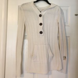 ROXY knit hooded sweater