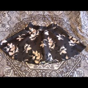 Hollister Floral Circle Skirt