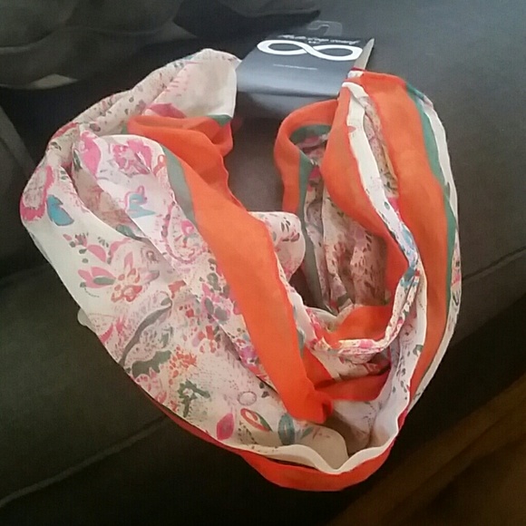 Bright, colorful Infinity scarf