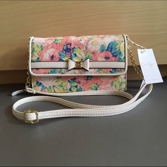Jessica Simpson KARLA crossbody in 'floral coral'!
