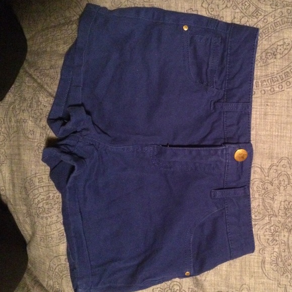 Blue shorts