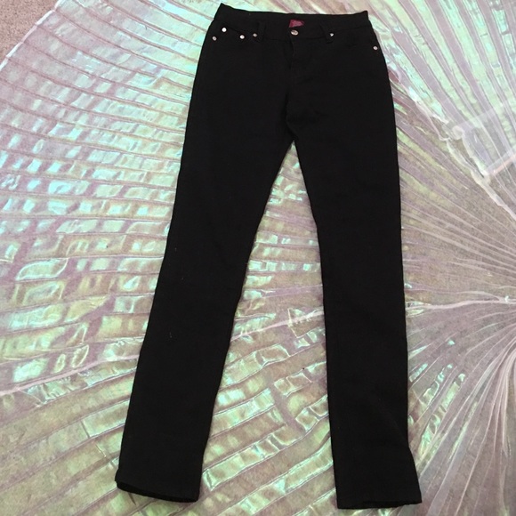 Stretch black jeans