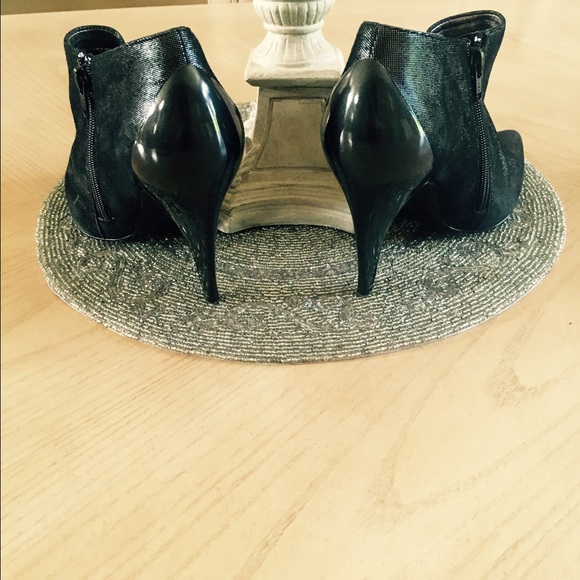 Nina Pewter spike heel shoe boots - Picture 2 of 3