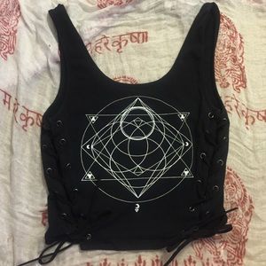 Kendall and Kylie crop top