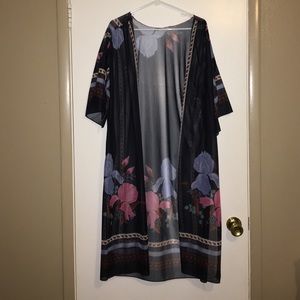 Gorgeous Sheer Floral Boho Duster