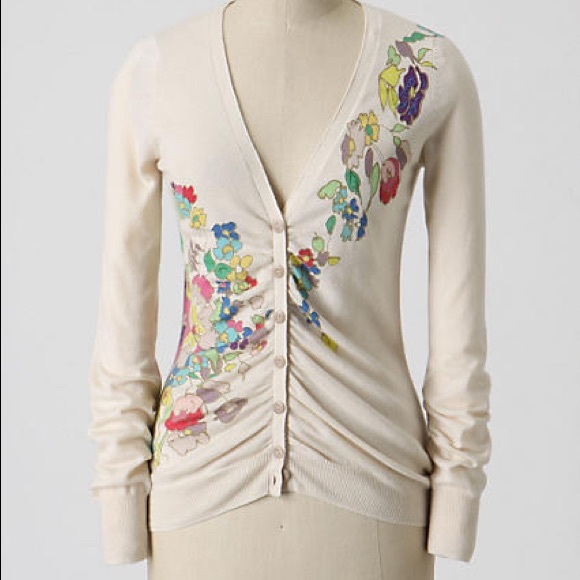 WKND SALE Anthropologie Tempting Trellis Sweater