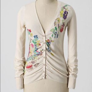 WKND SALE Anthropologie Tempting Trellis Sweater