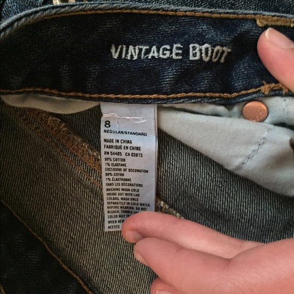 2 PAIRS of vintage boot AE jeans - Picture 2 of 3