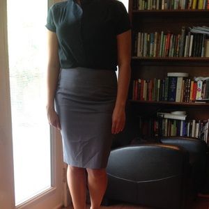 Pinstriped pencil skirt- you need this for work!