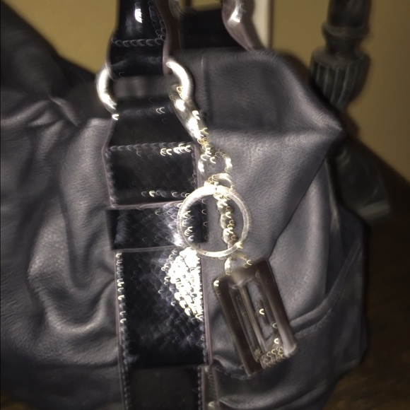 Women's black shoulder bag