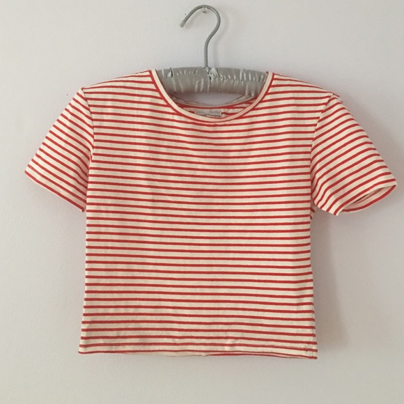 Basic Stripped Crop Top